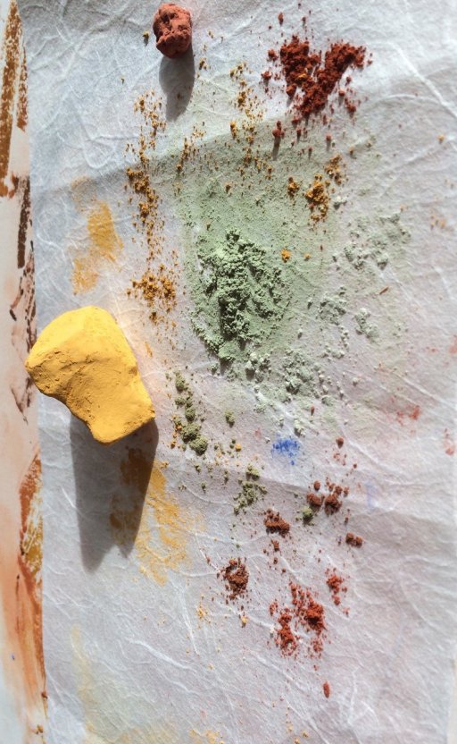 Malen mit Naturpigmenten - verwobene Farben bei Kiki Smith mit Charlotte von Ohnesorge