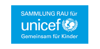 Logo Sammlung Rau für UNICEF blau